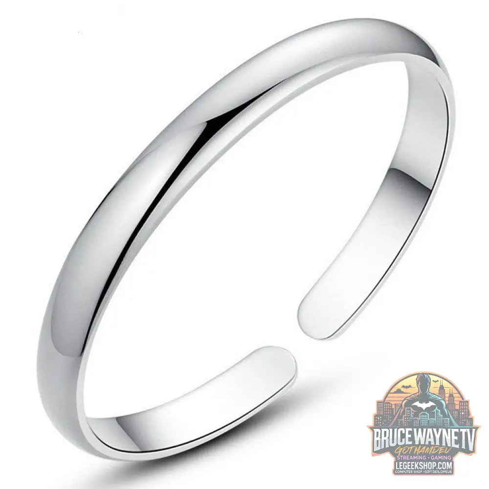 Bracelet Argent 999 Sutra Cœur Brillant Cuivre Plaqué - Bracelet