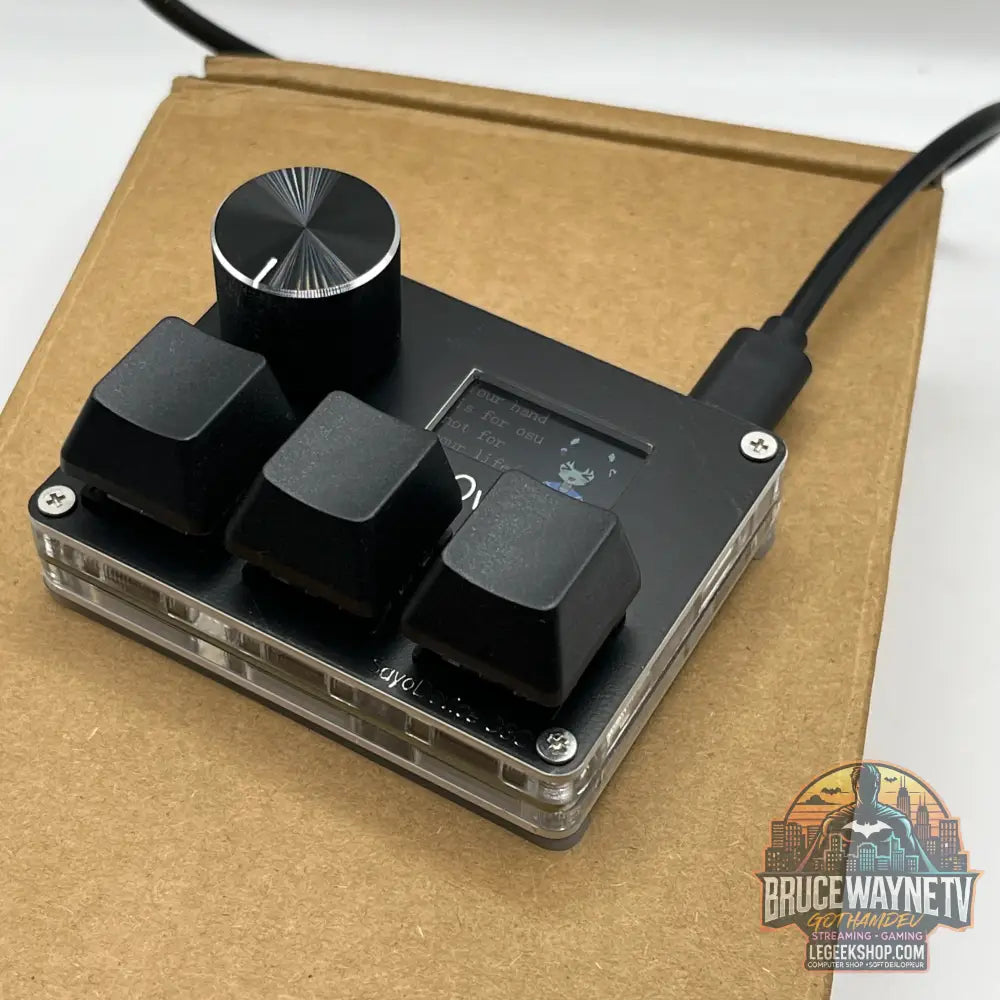 🎮 Mini Clavier Mécanique SayoDevice – Switchs Magnétiques Roses | Écran IPS & Ultra-Réactivité - Legeekshop