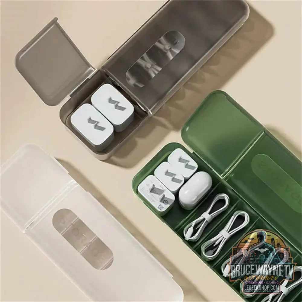 🔌 Boîte de Rangement Câbles & Prises – Design Nordique | Organisateur de Bureau et Maison - Legeekshop