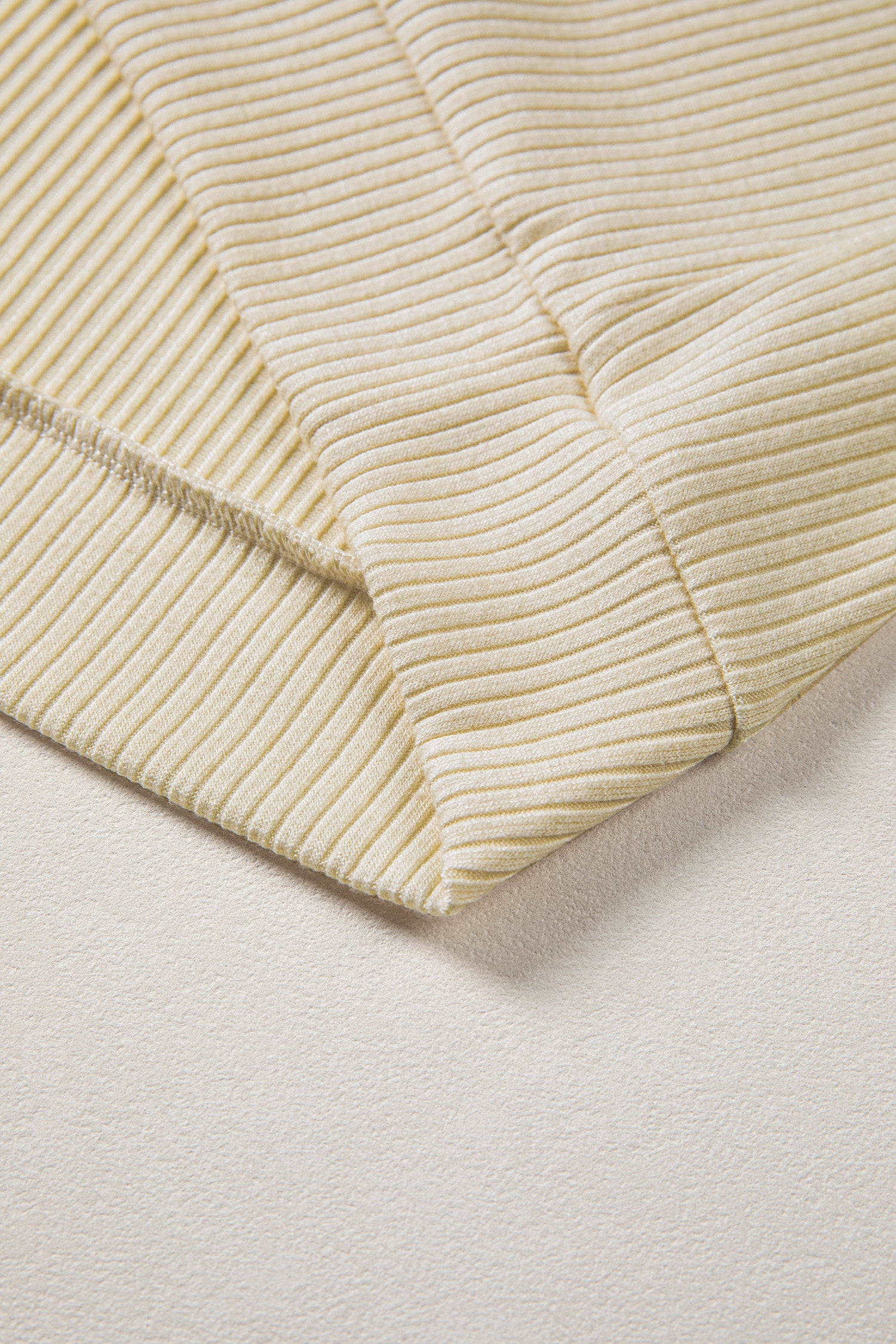 Apricot Ribbed Color Block — détail Tops/Tops & Tees, vue 8, LeGeekShop