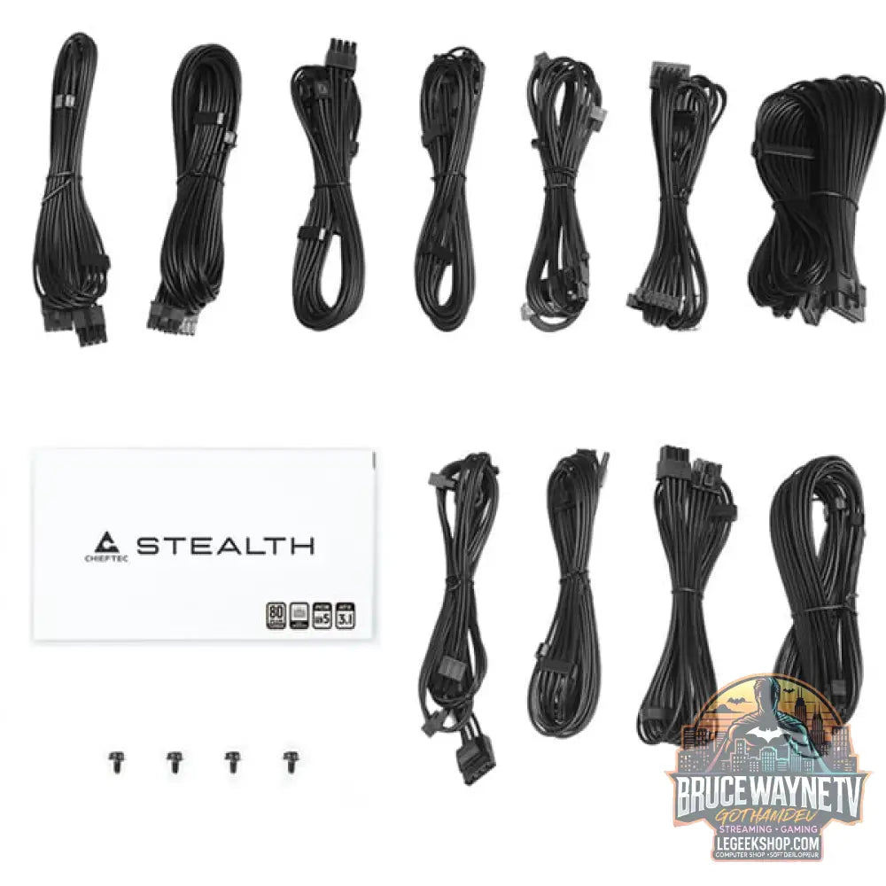 Chieftec Stealth 1200W, alimentation PC - Chieftec - vue 8
