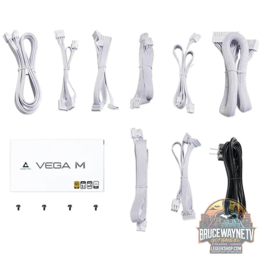 Chieftec Vega M 850W White, alimentation PC - Chieftec - vue 6