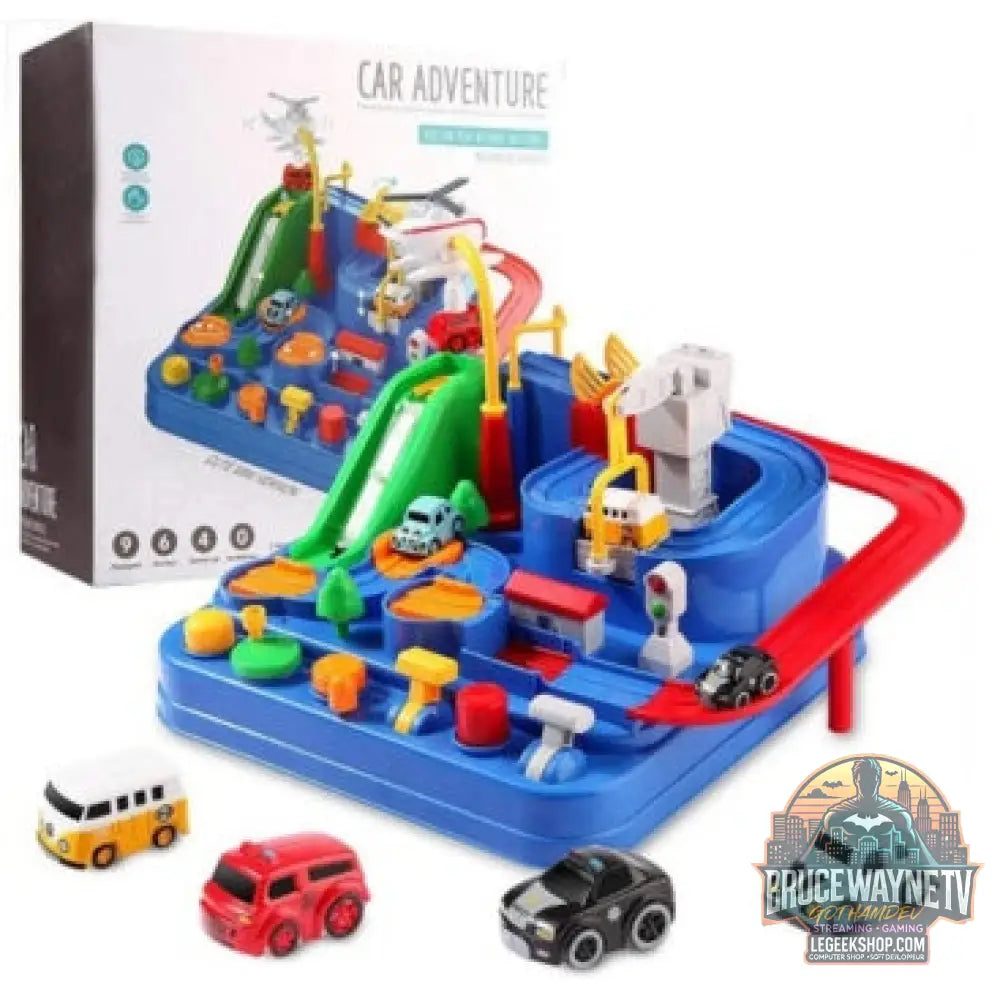 Circuit Voitures Parking Rails Aventure Jouet Enfant Piste - Jouet Circuit