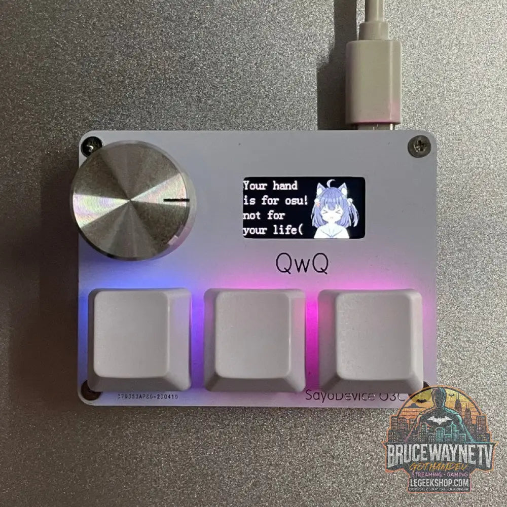 Clavier Gaming Magnétique Hall Effect 3-4 Touches Bouton Rotatif Écran IPS RGB - Clavier Gaming