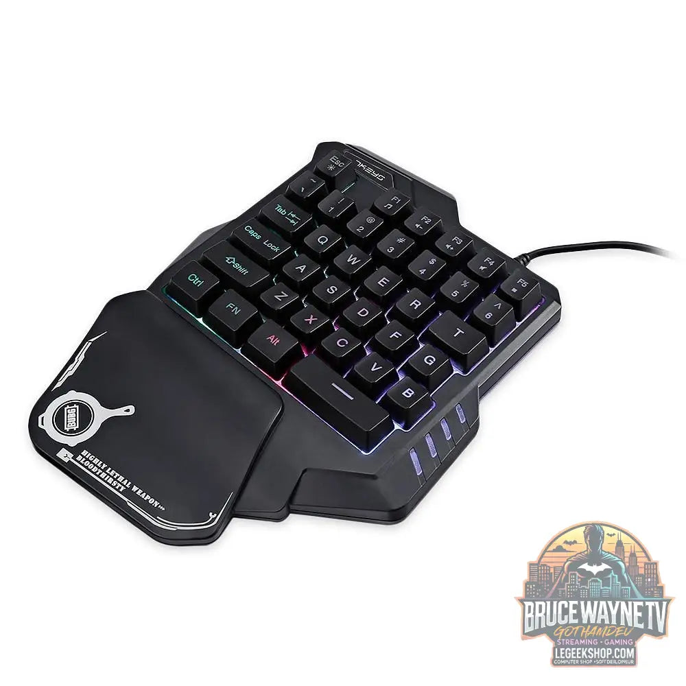 Clavier Gaming Mécanique Une Main RGB Portable Mini - G30 - Clavier Gaming