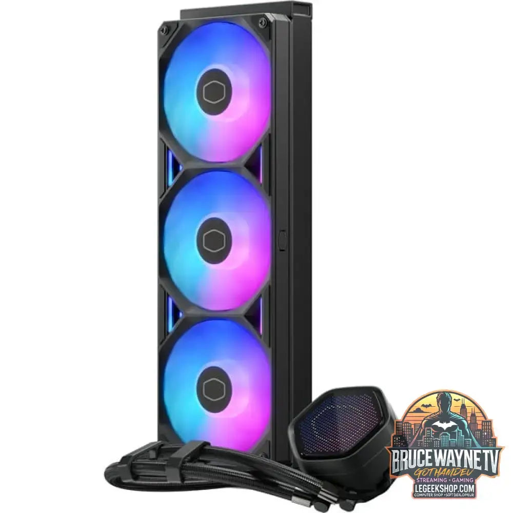 Cooler Master MasterLiquid 360 Atmos II LED, Wasserkühlung schwarz - Cooler Master - vue 2