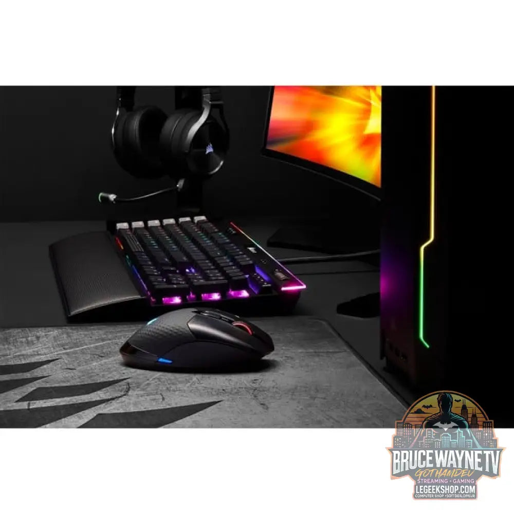 Corsair Dark Core RGB Pro, souris gaming - vue 22