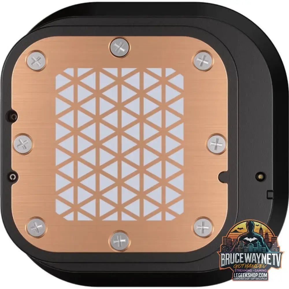 Corsair iCUE LINK H100i RGB, Wasserkühlung schwarz - Corsair - vue 4