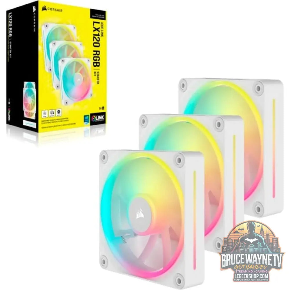 Corsair iCUE LINK LX120 RGB, Gehäuselüfter - Corsair - vue 5
