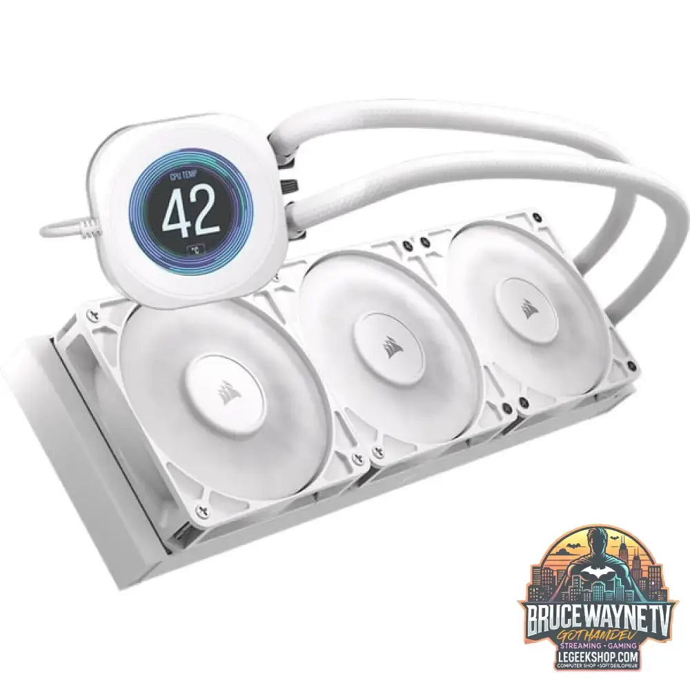 Corsair NAUTILUS 360 RS LCD, Wasserkühlung weiß - Corsair