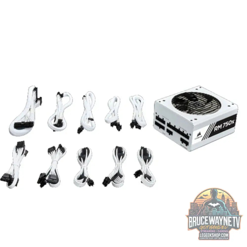 Corsair RM750x SHIFT White, alimentation PC - Corsair - vue 12
