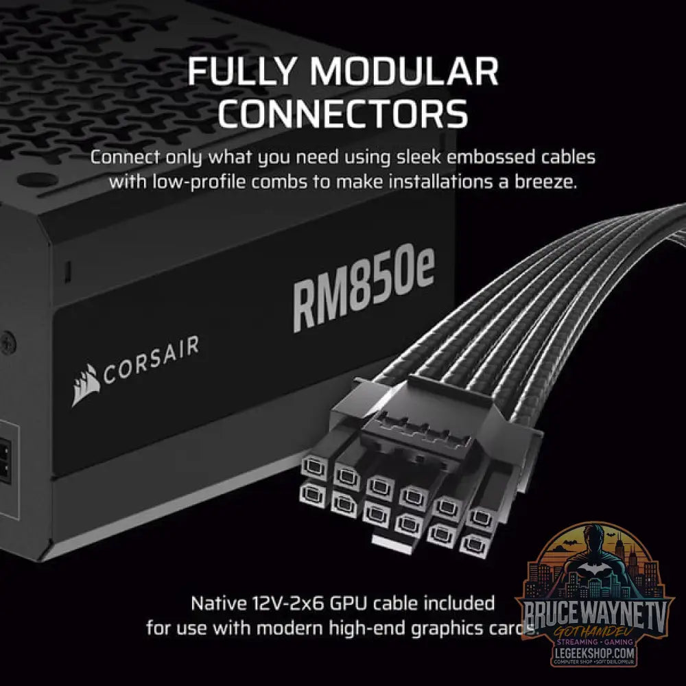 Corsair RM850e, alimentation PC - Corsair - vue 6