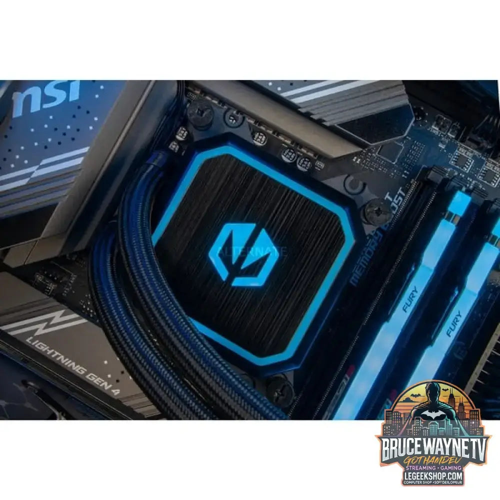 Custom PC Series • Blue Hero Elements Gaming-PC — vue 4