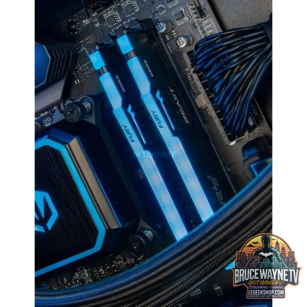 Custom PC Series • Blue Hero Elements Gaming-PC — vue 5