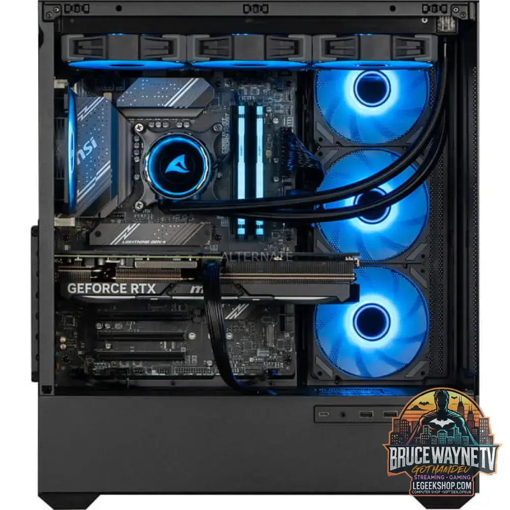 Custom PC Series • Blue Thunder Elements Gaming-PC — vue 3