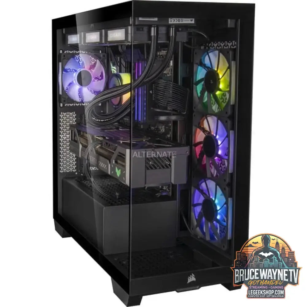 Custom PC Series • iCUE Red Elements Gaming-PC — vue 3