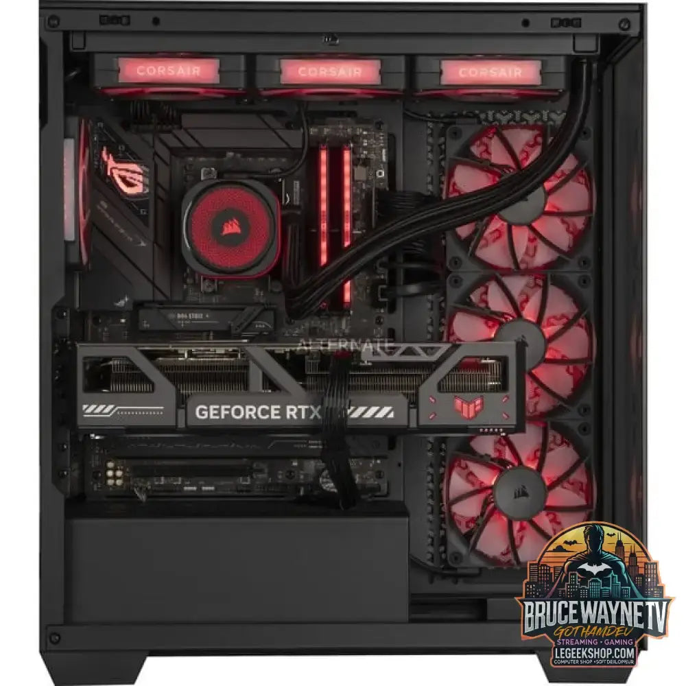 Custom PC Series • iCUE Red Elements Gaming-PC — vue 2