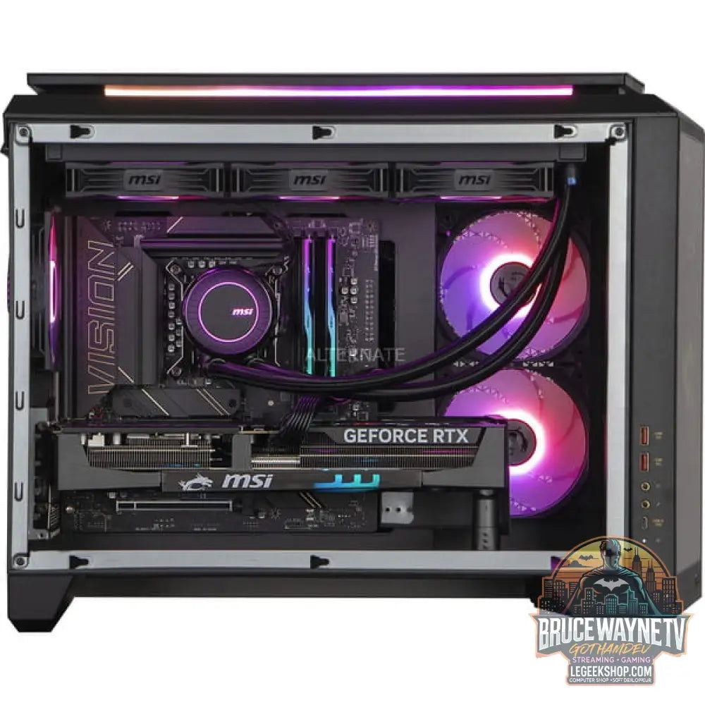 Custom PC Series • MSI MEG VISION X AI Special, Gaming-PC — vue 3