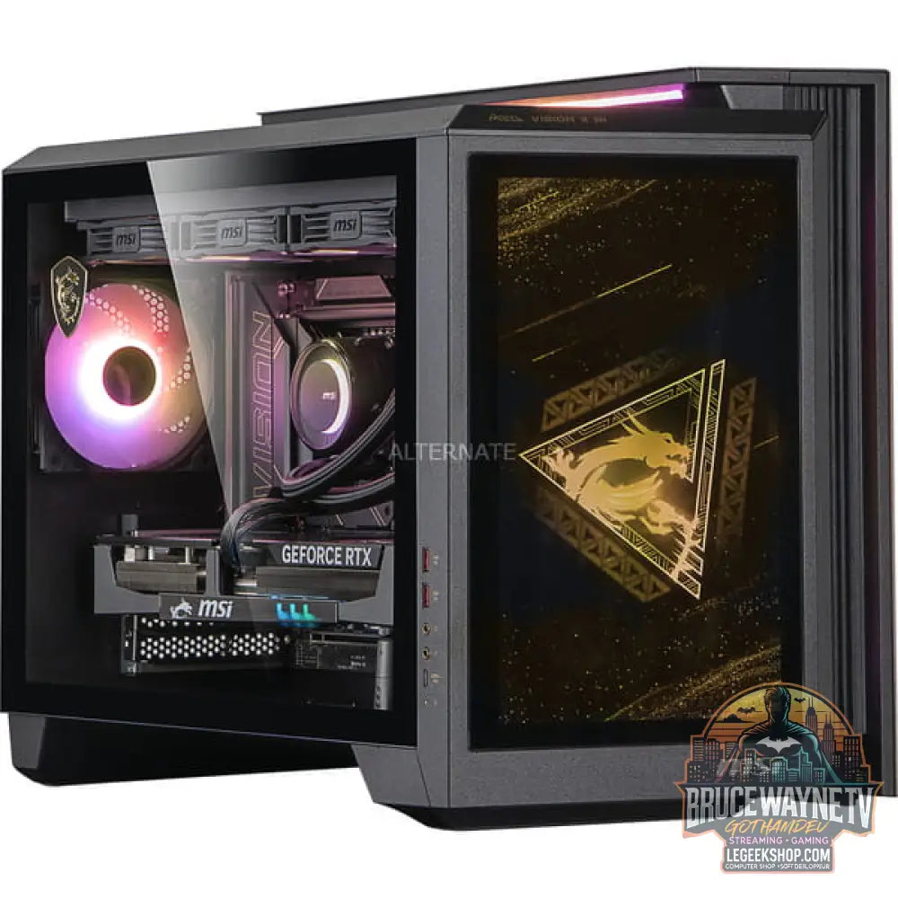 Custom PC Series • MSI MEG VISION X AI Special, Gaming-PC — vue 2