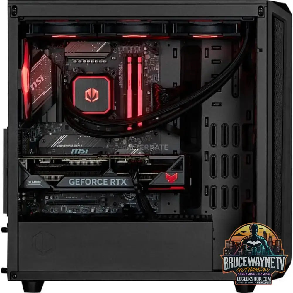 Custom PC Series • Red Hero Elements Gaming-PC — vue 2