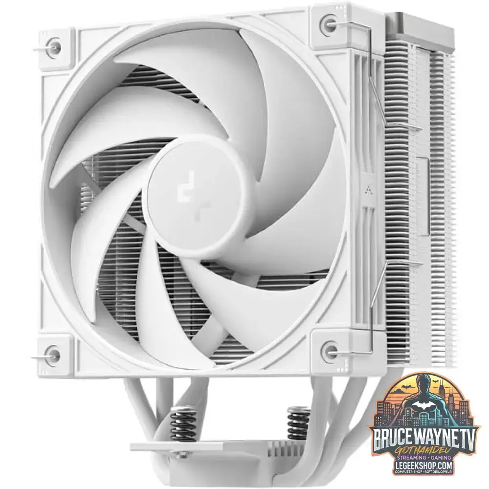 DeepCool AK400 G2 WH, CPU-Kühler weiß/holz, 120 mm - DeepCool - vue 3