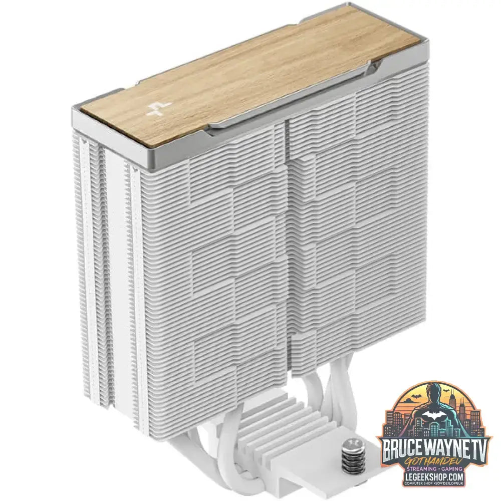 DeepCool AK400 G2 WH, CPU-Kühler weiß/holz, 120 mm - DeepCool - vue 5