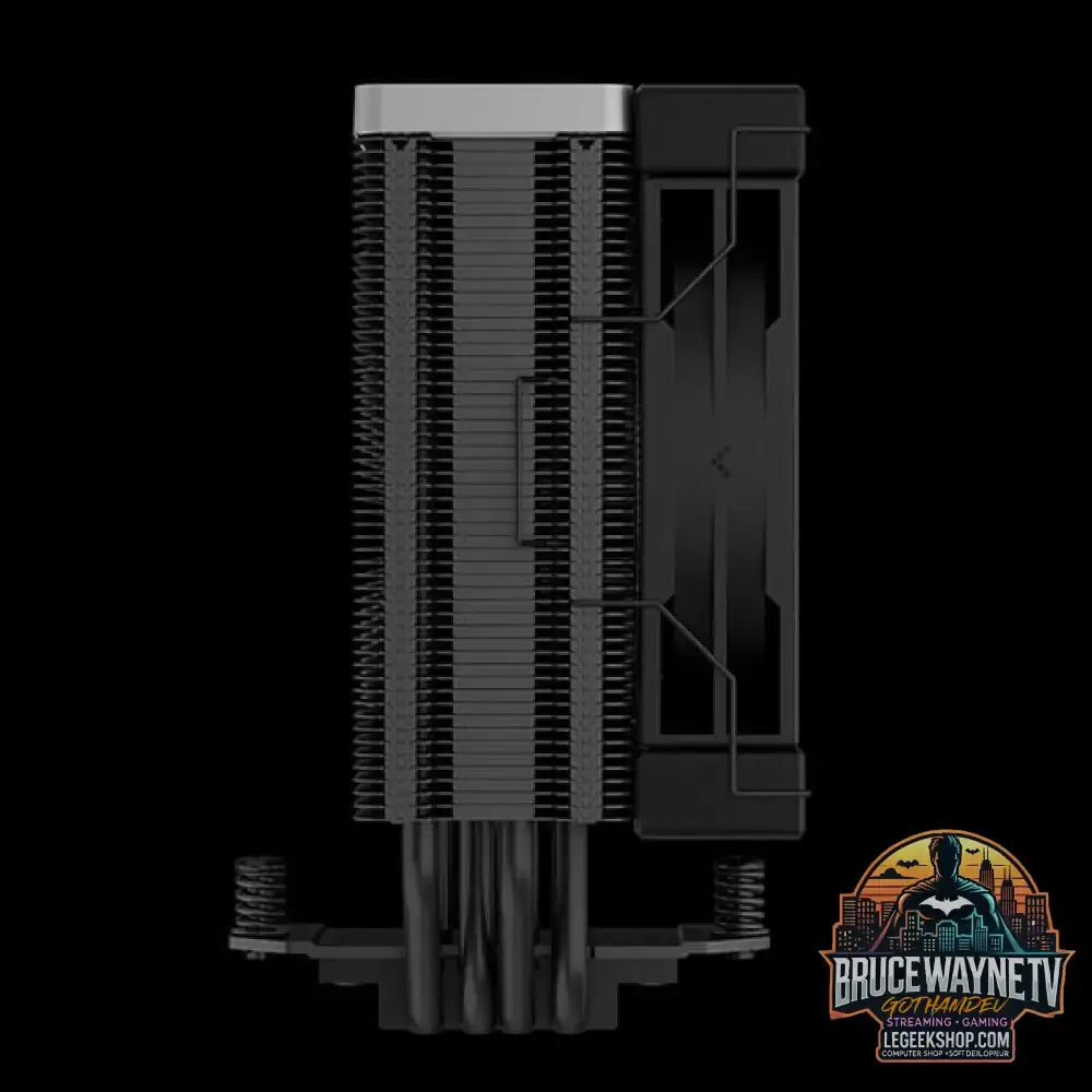DeepCool AK400 Zero Dark, CPU-Kühler schwarz, 120 mm - DeepCool - vue 4