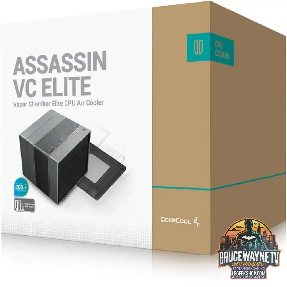 DeepCool ASSASSIN VC ELITE, CPU-Kühler schwarz, 140 mm - DeepCool - vue 10