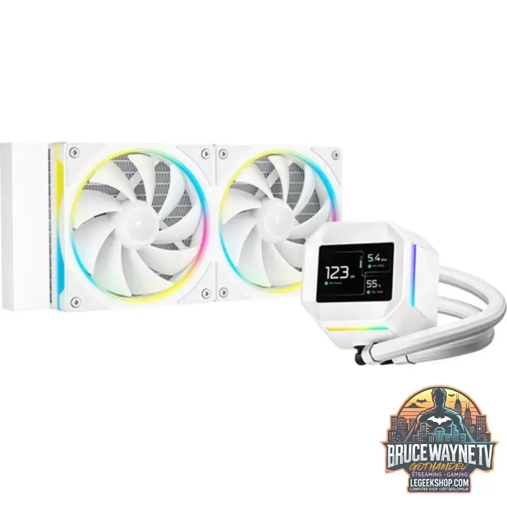 DeepCool LM240 WH, Wasserkühlung weiß - DeepCool