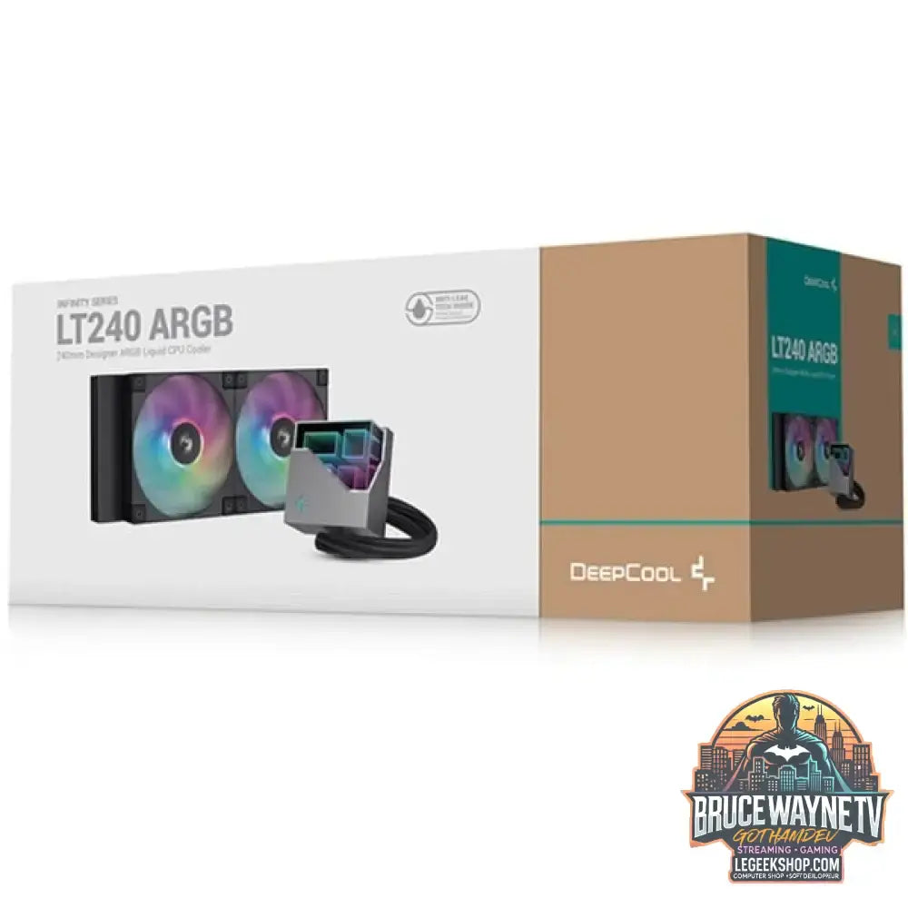 DeepCool LT240 ARGB, Wasserkühlung schwarz - DeepCool - vue 6