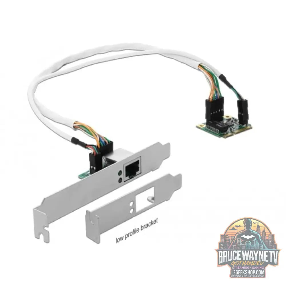 DeLOCK Mini PCIe I/O PCIe half size 1 x Gigabit LAN Low Profile, adaptateur réseau - DeLOCK