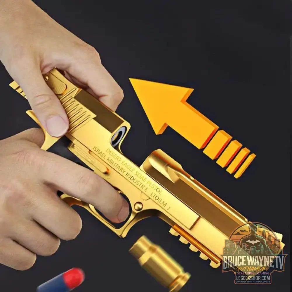 Desert Eagle – pistolet jouet à éjection de coque pistolet Airsoft balle en mousse souple arme CS d’extérieur