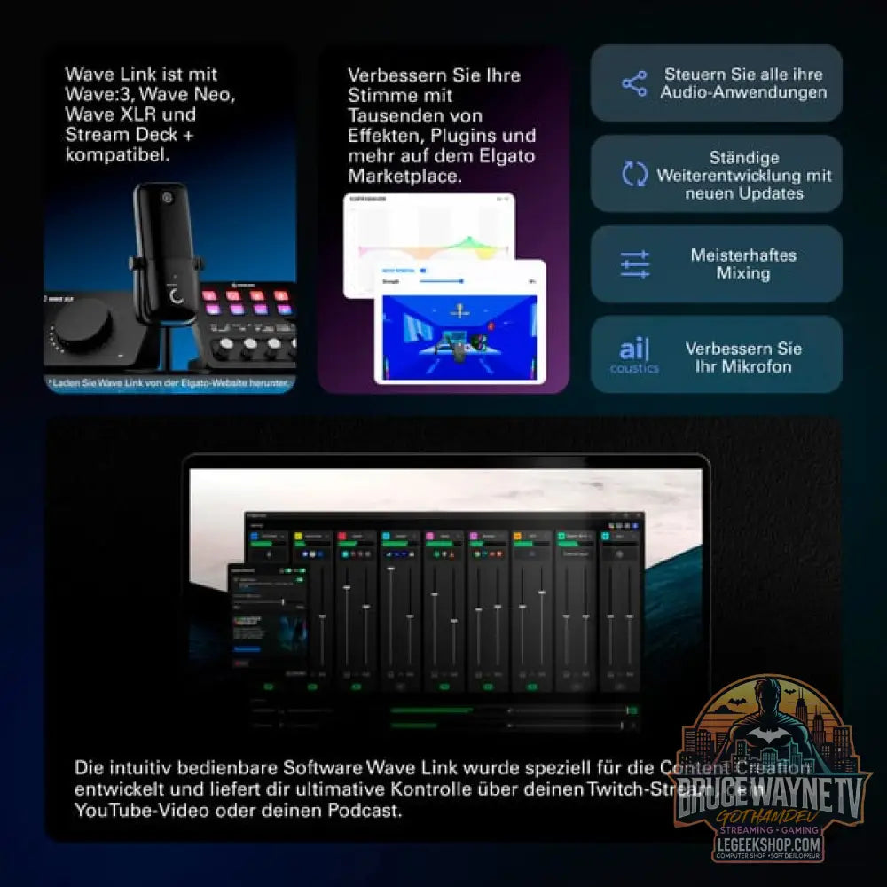 Elgato Wave 3, microphone - Elgato - vue 7