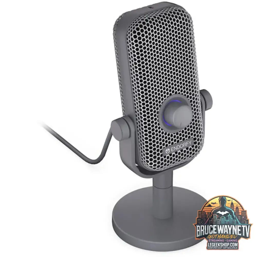 ENDORFY Solum Voice S Alt Gray, microphone gris foncé, USB-C, éclairage RGB - ENDORFY - vue 3