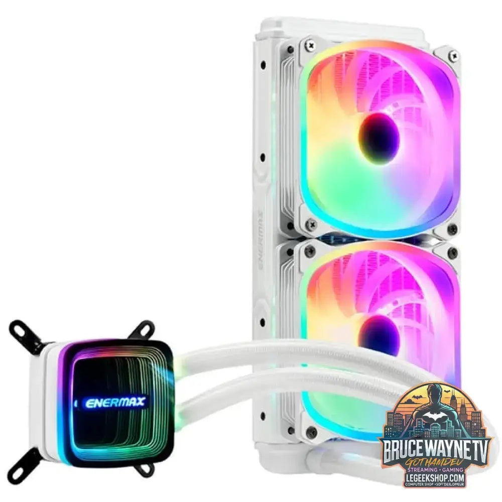 Enermax Aquafusion ADV 240mm, Wasserkühlung weiß - Enermax - vue 4