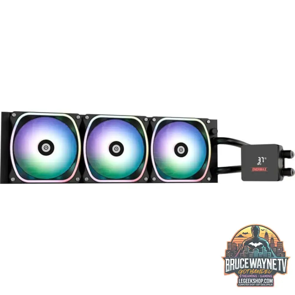 Enermax Aquafusion II ARGB 360 mm, Wasserkühlung schwarz - Enermax - vue 2