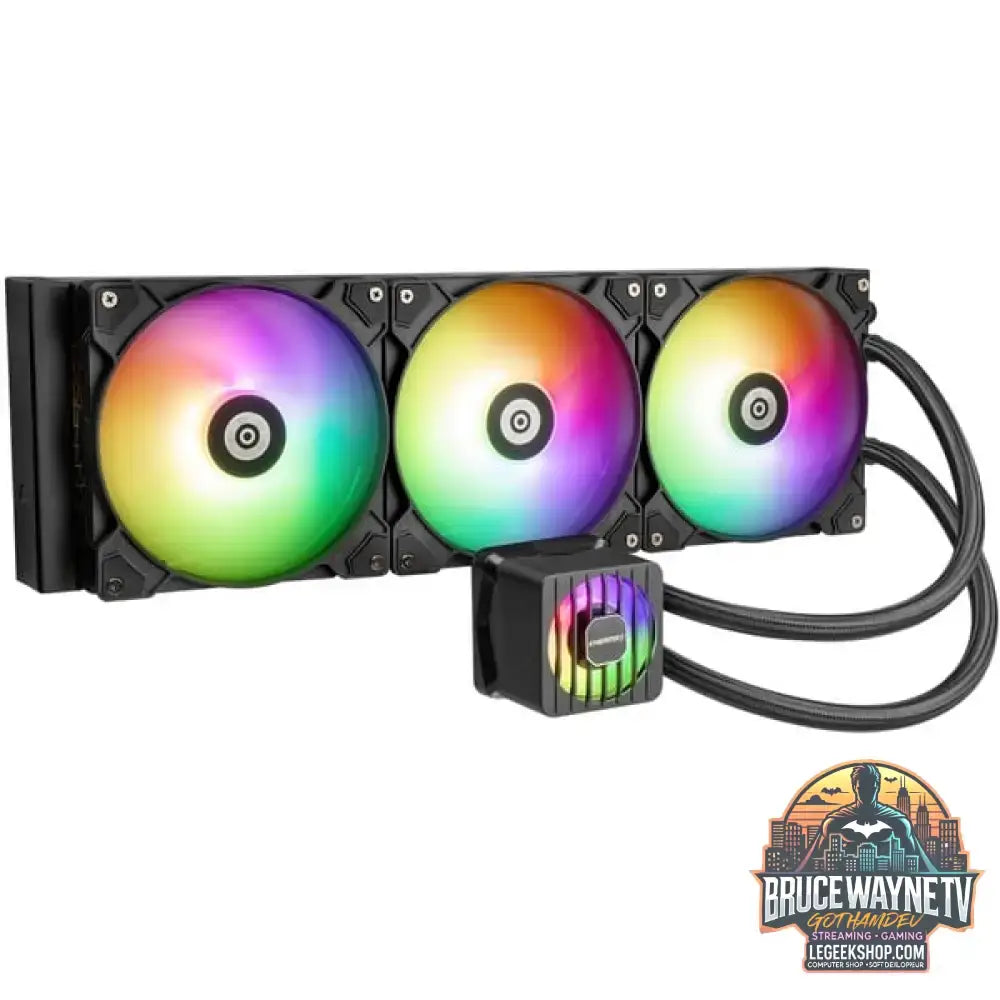 Enermax LIQMAXFLO 420 ARGB, Wasserkühlung schwarz - Enermax - vue 3