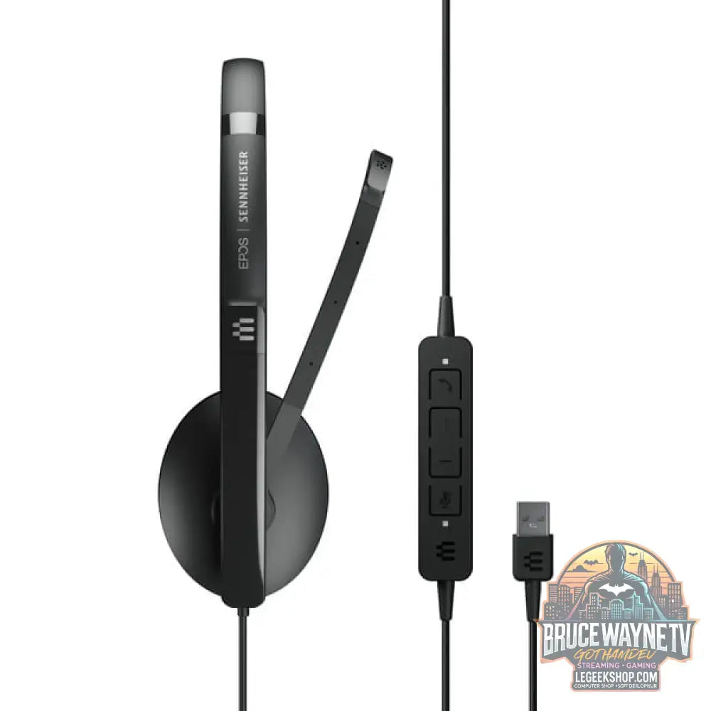 EPOS | Sennheiser ADAPT 160 USB II, Headset noir, Stereo, USB - EPOS - vue 6