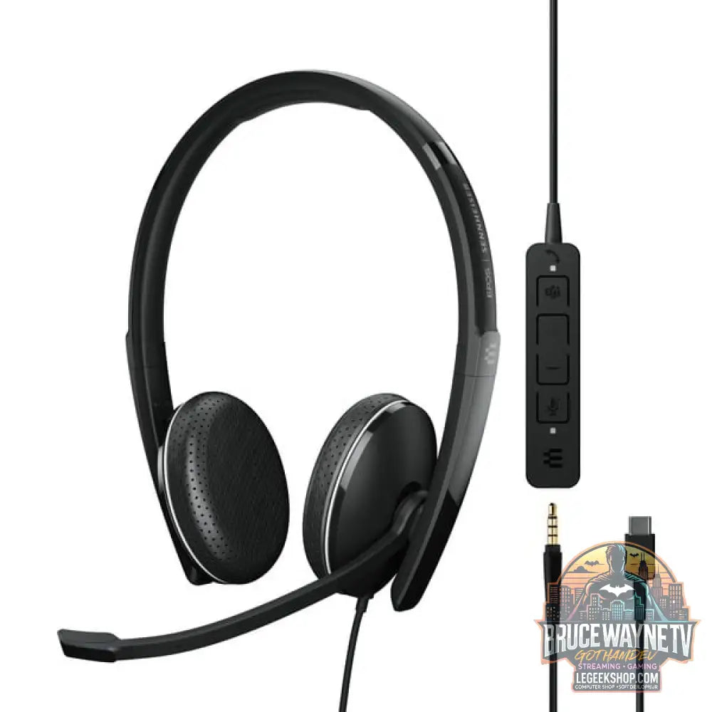 EPOS | Sennheiser ADAPT 165T USB-C II, Headset noir, Stereo, USB-C, Klinke - EPOS