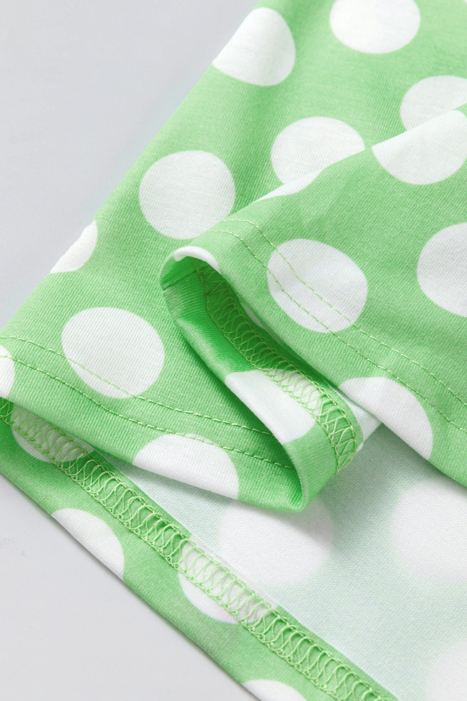Green Polka Dot Contrast — Tops/Tank Tops, vue 6, LeGeekShop