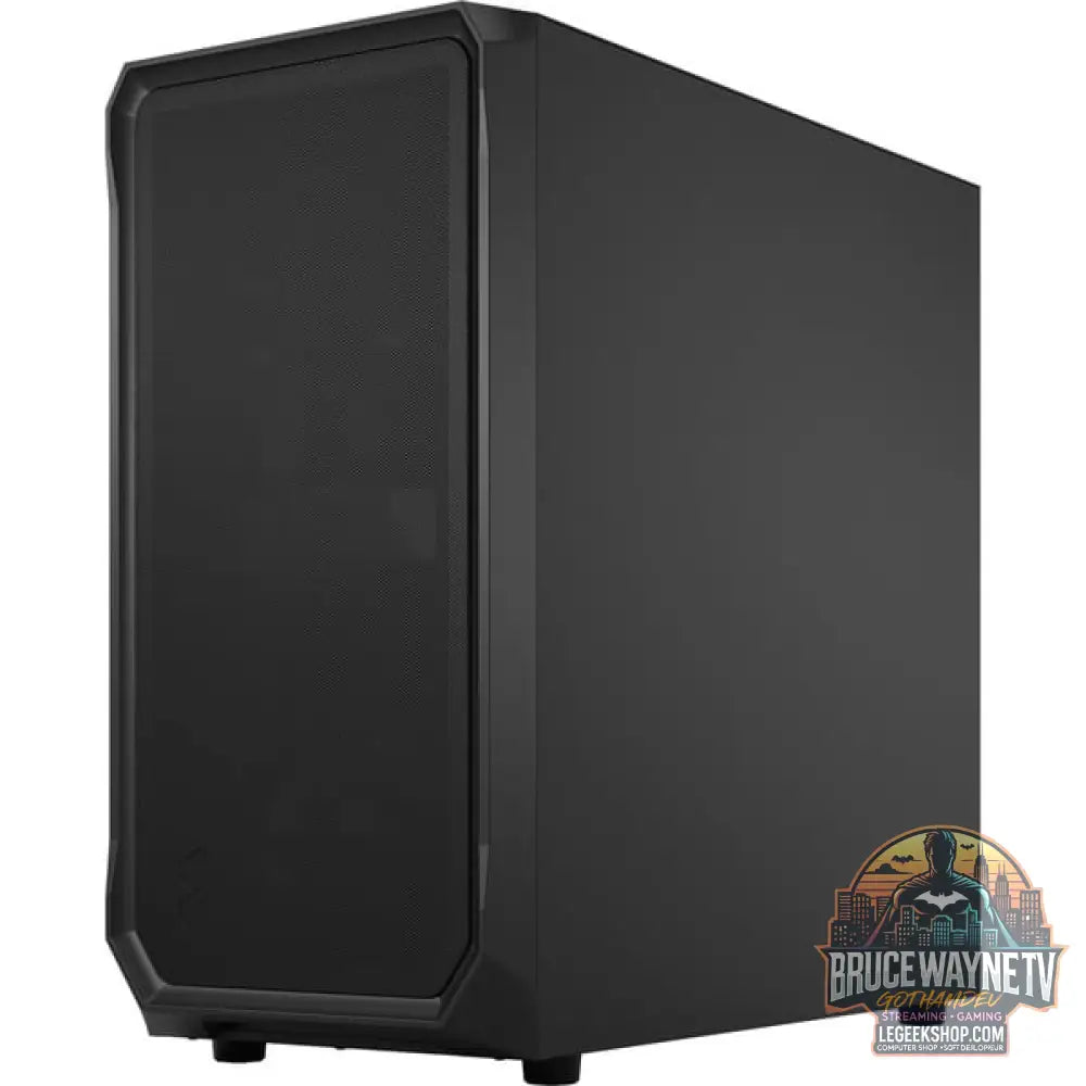 Fractal Design Focus 2 Black TG Clear Tint, Tower-Gehäuse - Fractal Design - vue 3