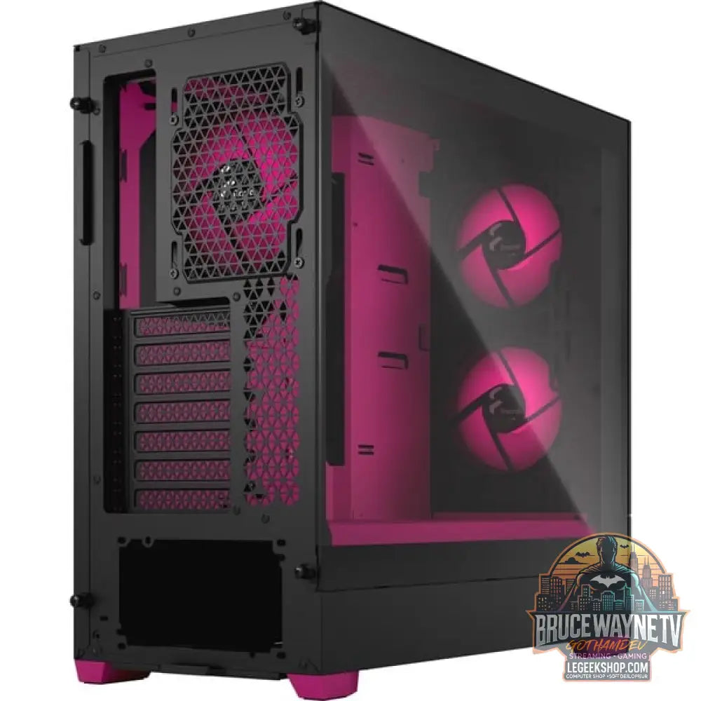 Fractal Design Pop Air RGB Magenta Core TG Clear Tint, Tower-Gehäuse - Fractal Design - vue 6