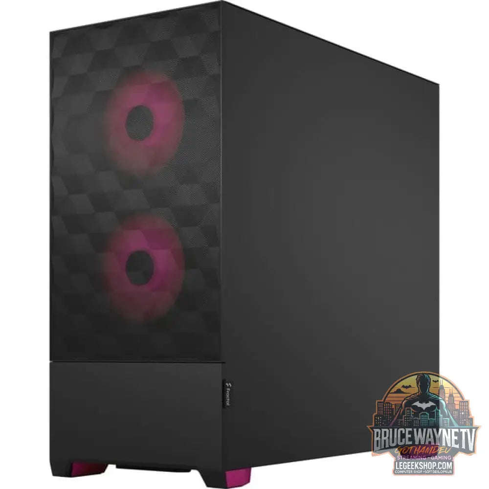 Fractal Design Pop Air RGB Magenta Core TG Clear Tint, Tower-Gehäuse - Fractal Design - vue 5