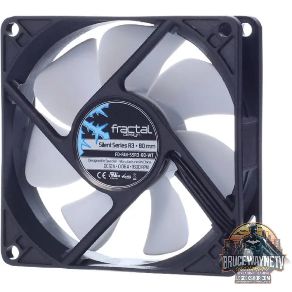 Fractal Design Silent Series R3 80mm, Gehäuselüfter - Fractal Design