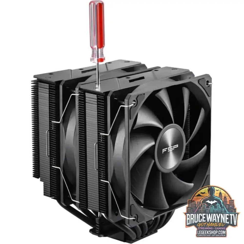 FSP MP7 Black, CPU-Kühler schwarz, 120 mm - FSP - vue 7