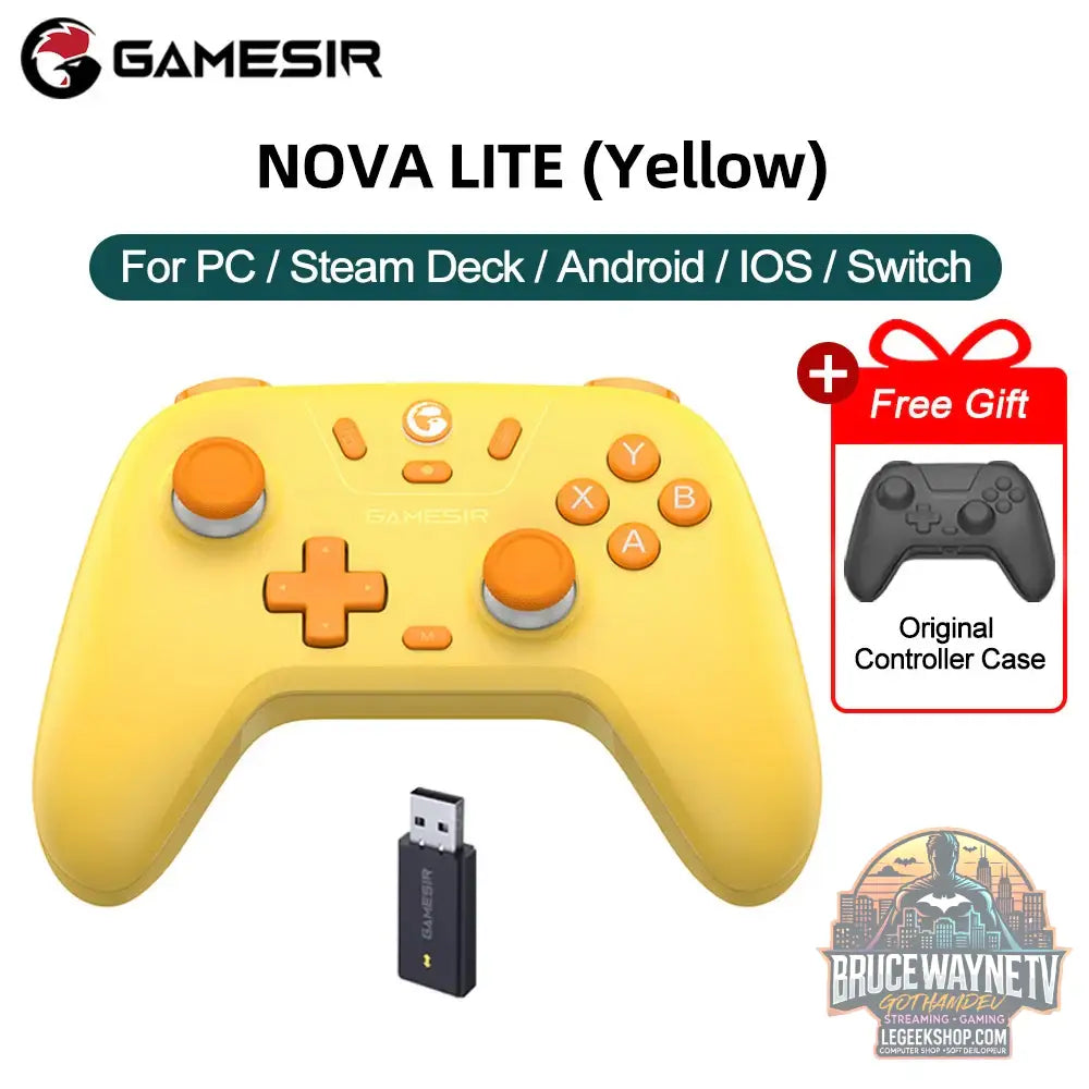 GameSir Nova Lite manettes PC Switch 2 contrôleur de jeu pour Nintendo Switch 2 Switch Steam iOS Android effet Hall
