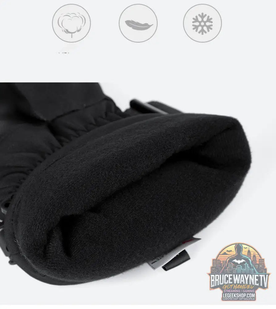 Gants Chauffants Outdoor Ski Vélo Batterie 7.4V - Gants Chauffants