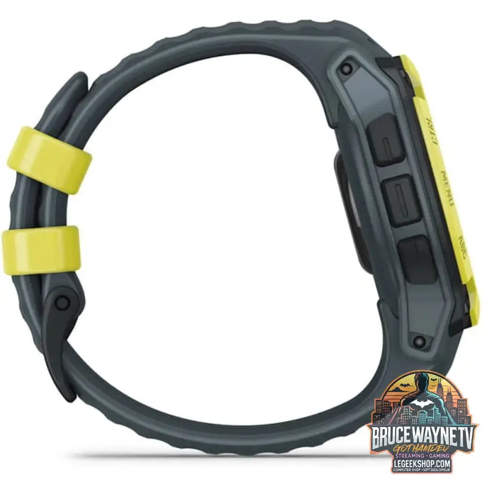 Garmin Instinct E, Smartwatch dunkelgrau/limette, 40 mm, Silikon-Armband - Garmin - vue 12