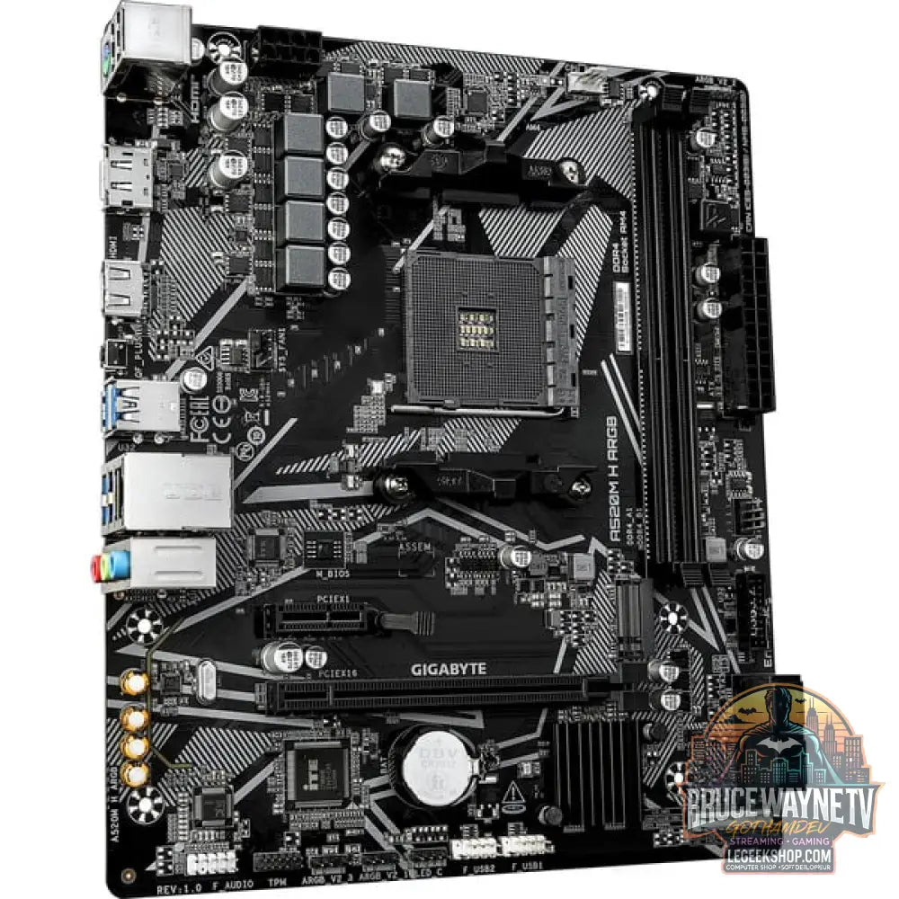 GIGABYTE A520M H ARGB, carte mère - GIGABYTE - vue 2