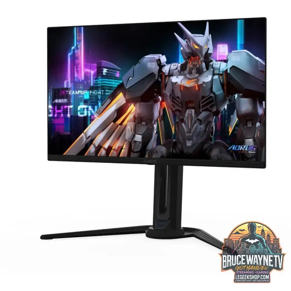 GIGABYTE AORUS FO27Q5P QD-OLED 27" QHD/WQHD QD-OLED 500 Hz - GIGABYTE - vue 3